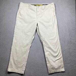 Lee‎ Pants Men's 40x29 Beige Extreme Comfort Chino Performance Khaki STAINS